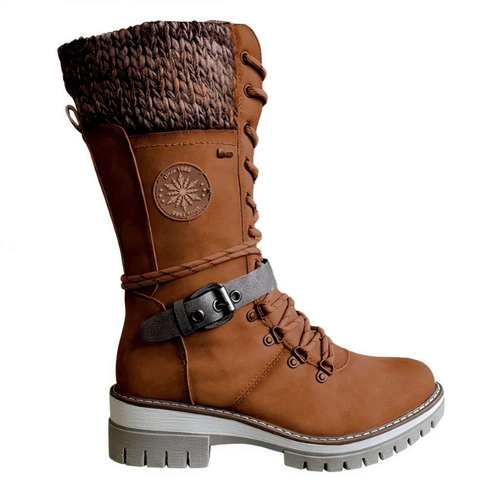 Comfortable boots with non-slip sole