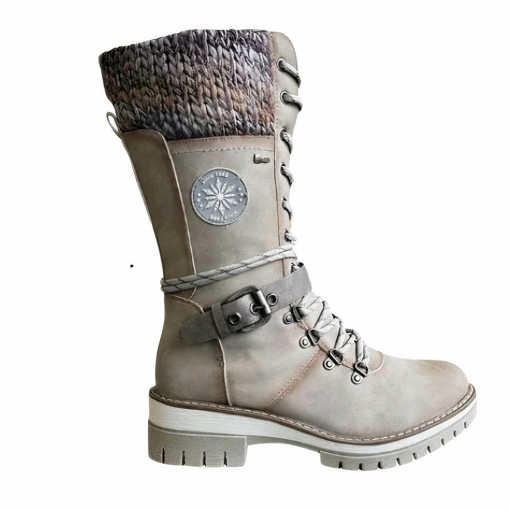 Comfortable boots with non-slip sole