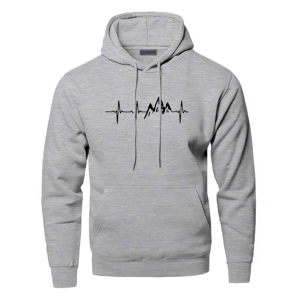 Men - Hoodie - Soft Cotton Blend - Stylish Casual Comfort Wear for Everyday Life