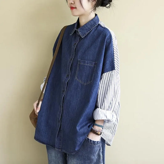 Long sleeve denim shirts