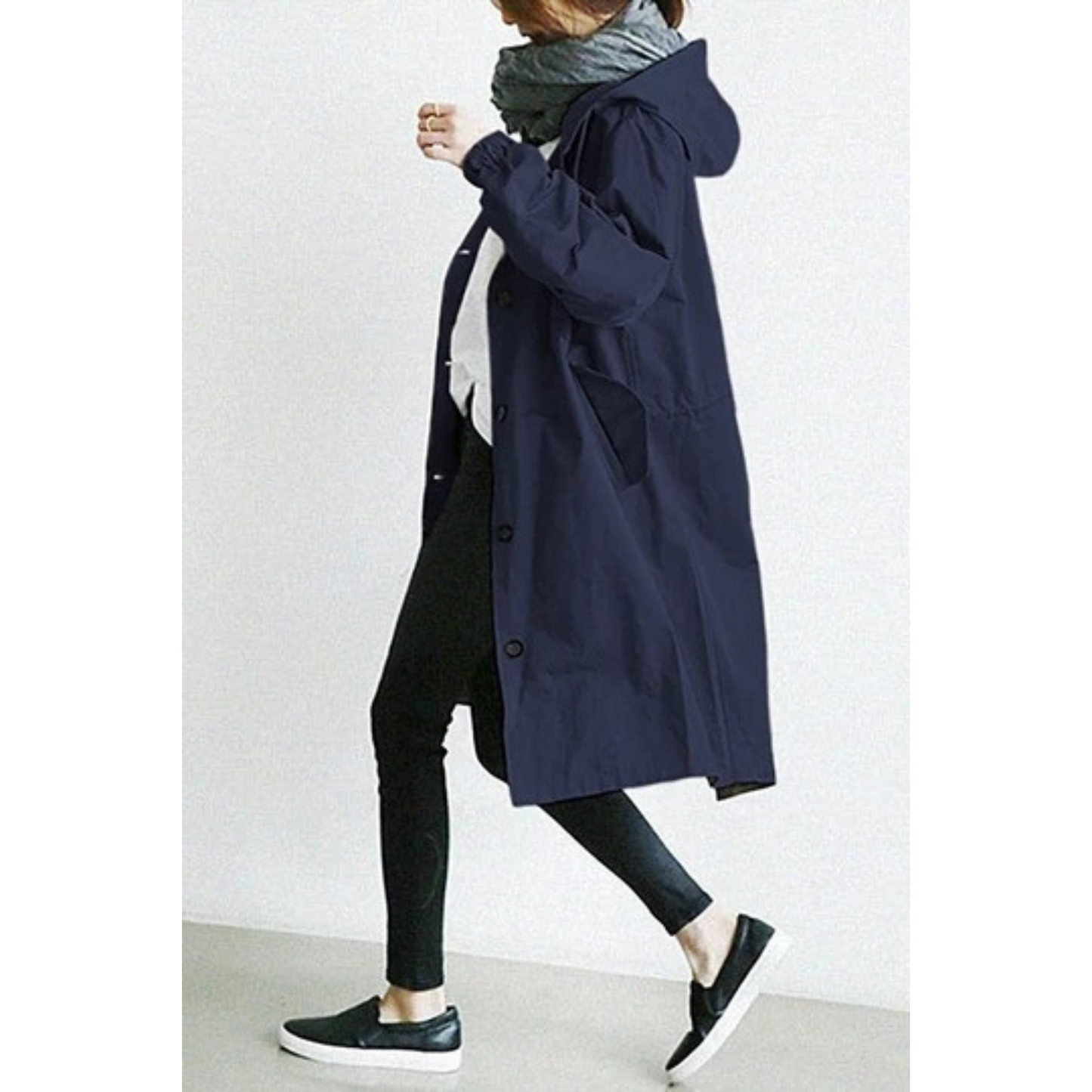 Long Trench Coat for Women