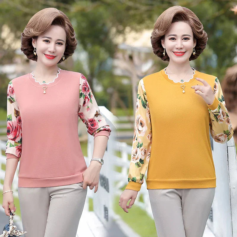 Spring style chiffon blouse