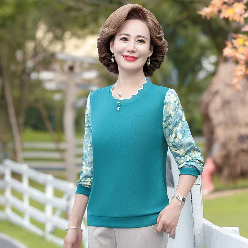 Spring style chiffon blouse