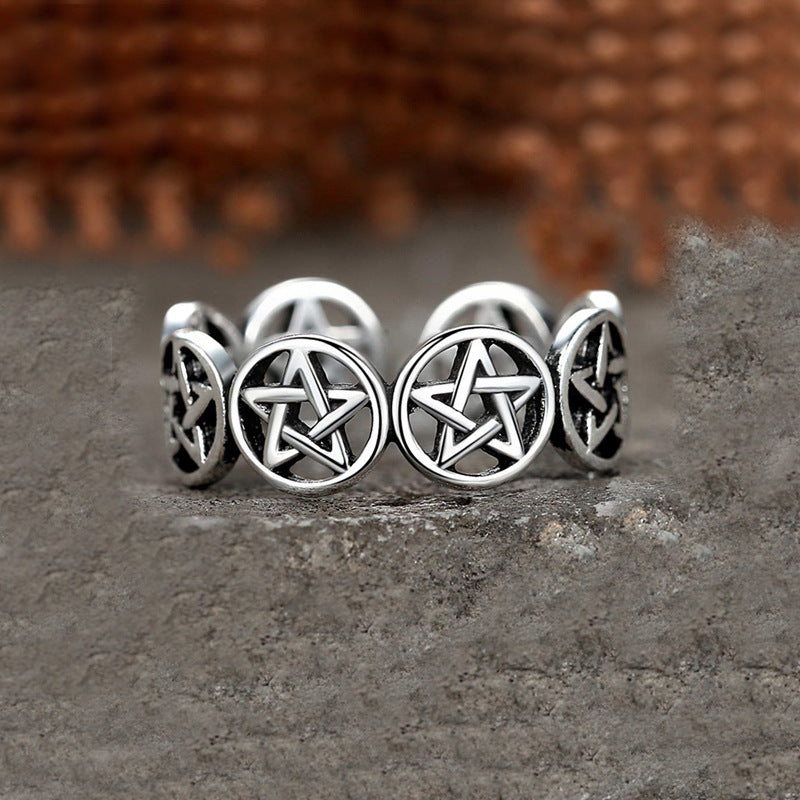 Tibetan Pentagram Ring