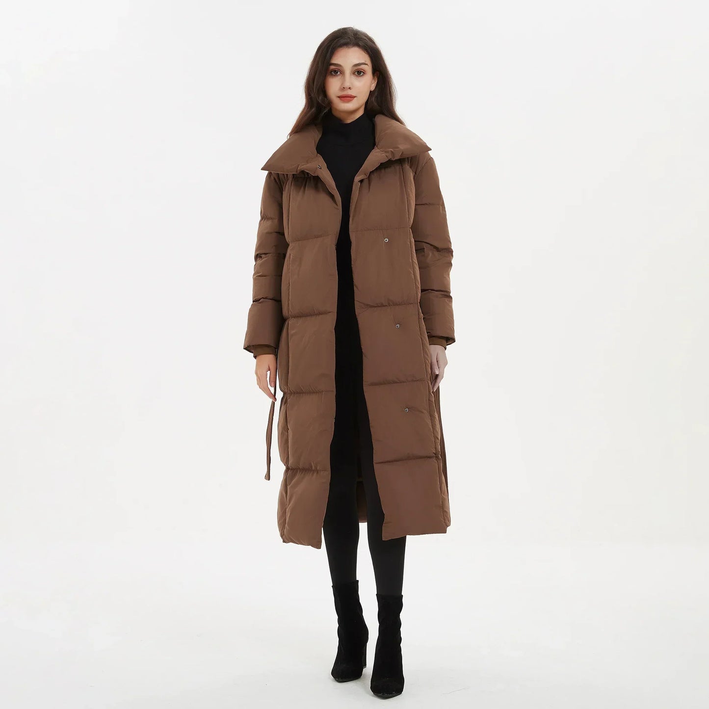 Coat with belt