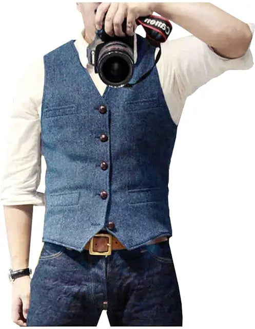 Men's casual waistcoat