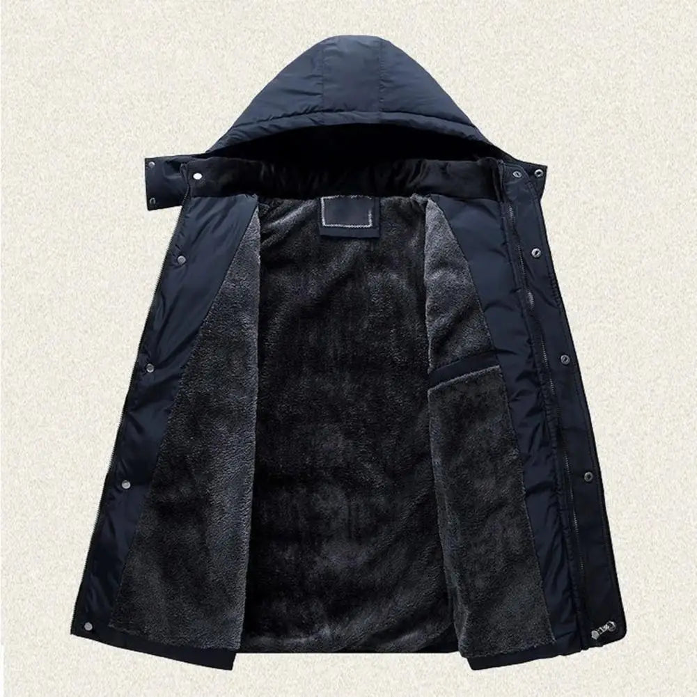 Men's coat with hood