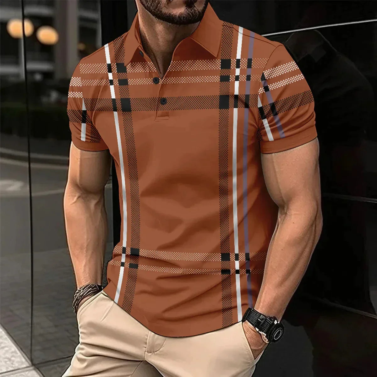 Stylish men's polo shirt