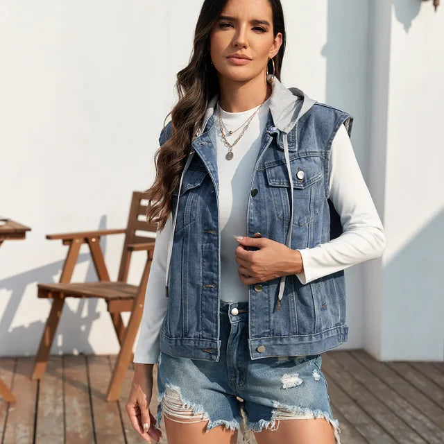 Women's Denim Cardigan