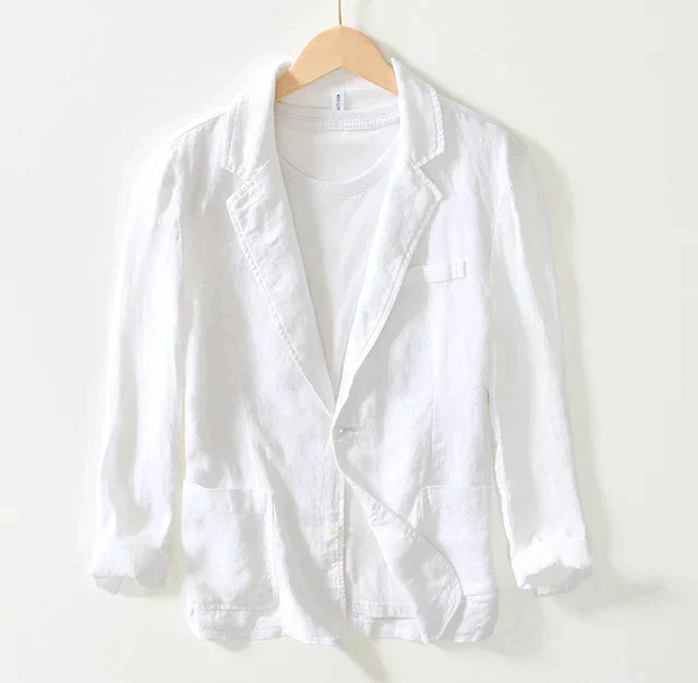 Casual linen blazer