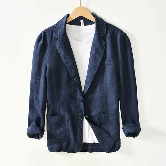 Casual linen blazer