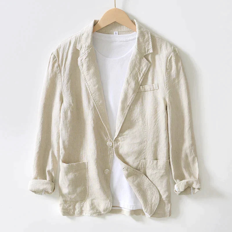 Casual linen blazer