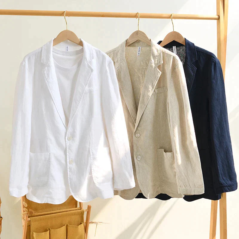 Casual linen blazer