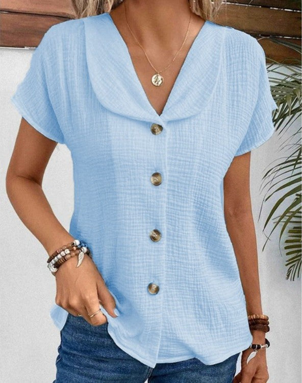 Stylish button top