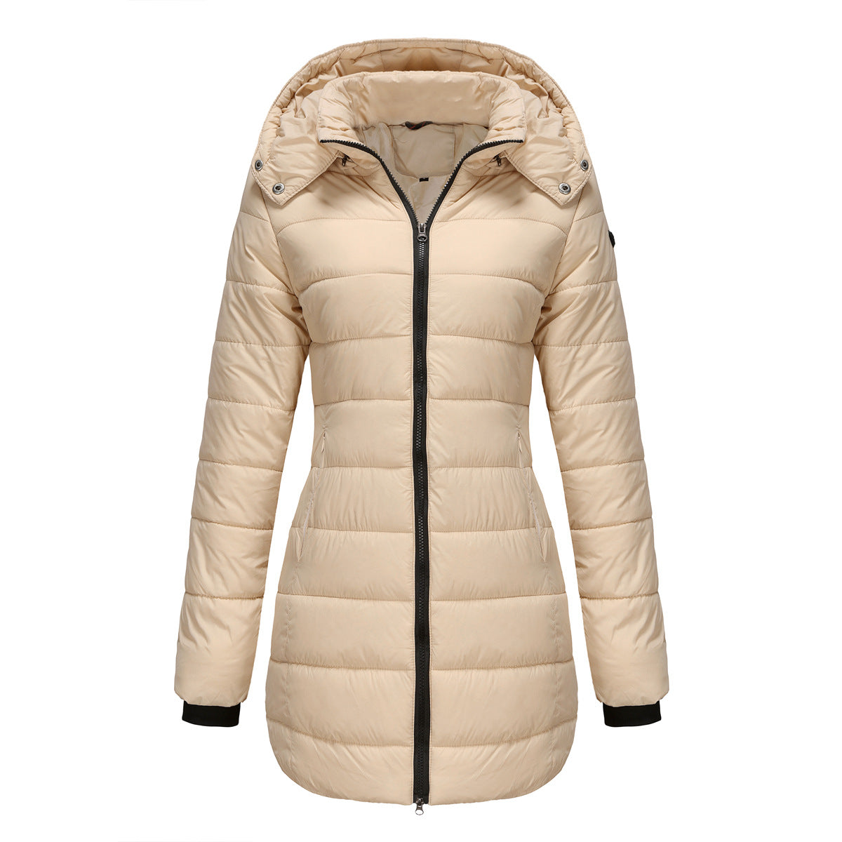 Women - Winter Parka - Water-Repellent Cotton - Stylish & Functional Outerwear for Cold Weather