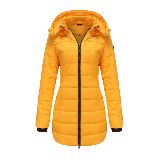 Women - Winter Parka - Water-Repellent Cotton - Stylish & Functional Outerwear for Cold Weather