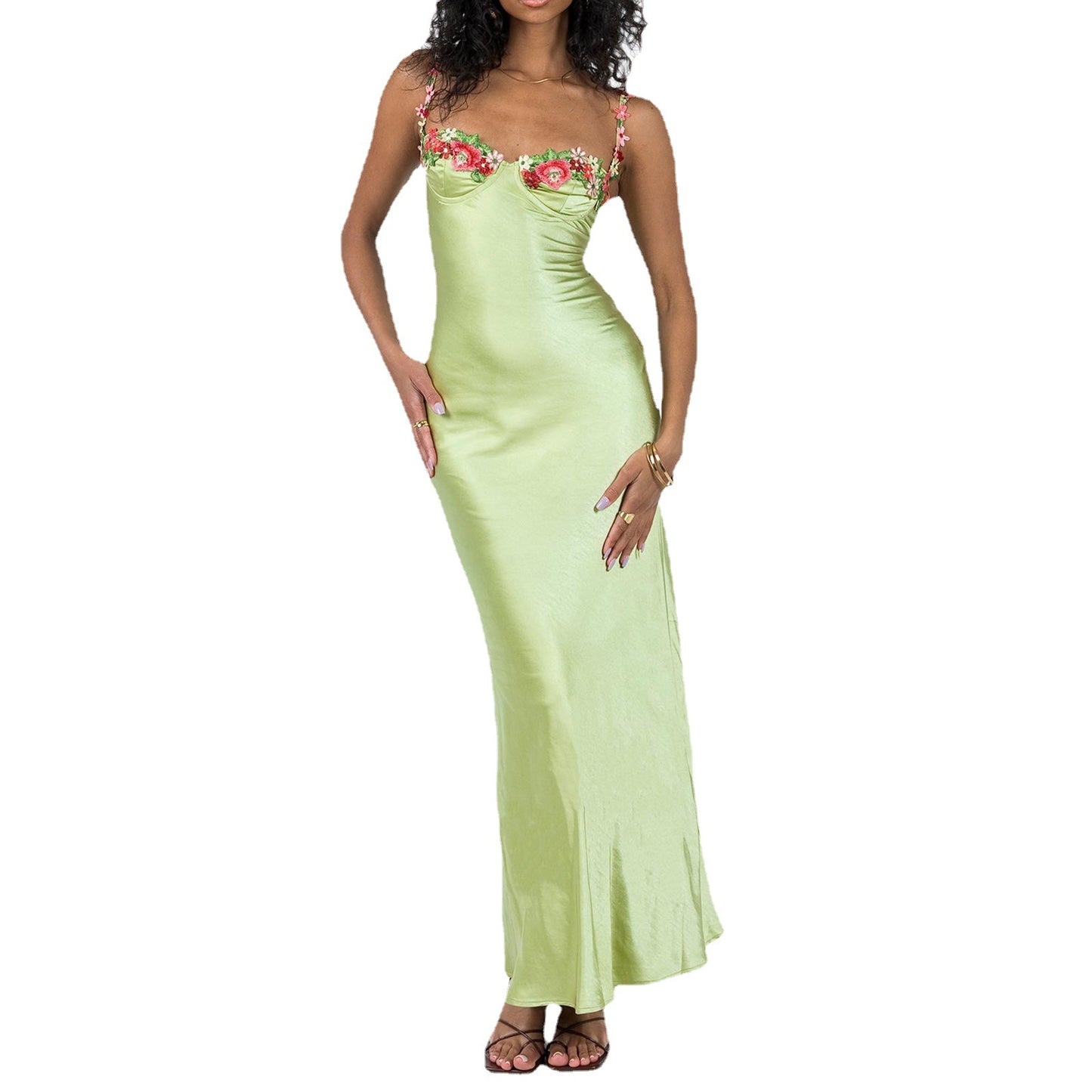 Satin slip dress