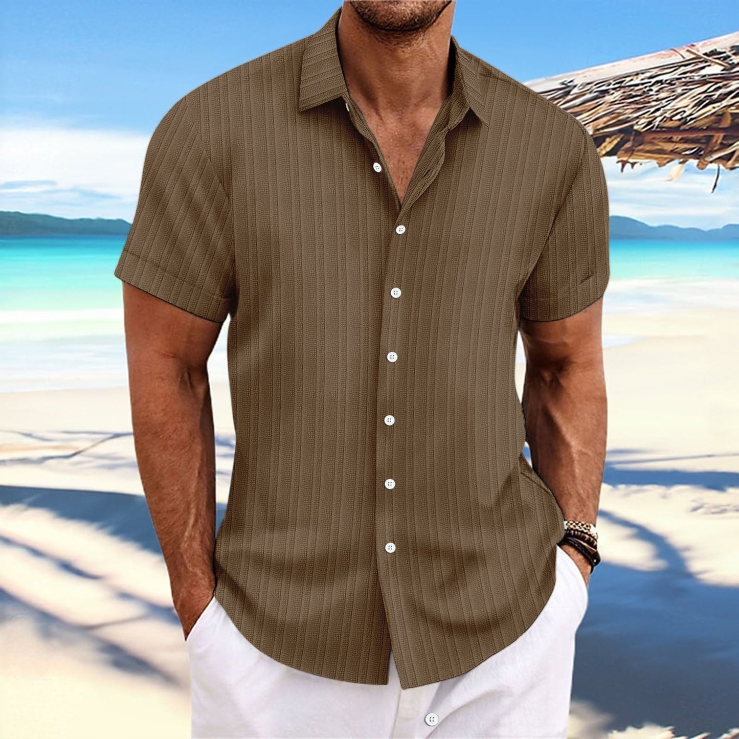 Striped shirt for men