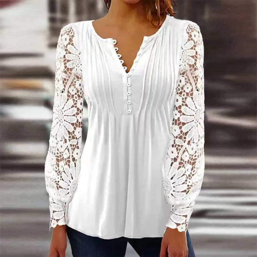 Fashionable floral blouse