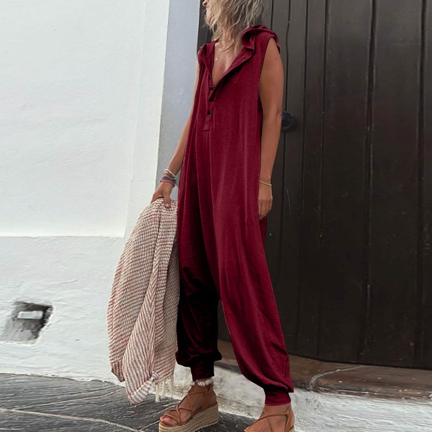 Boho summer jumpsuit