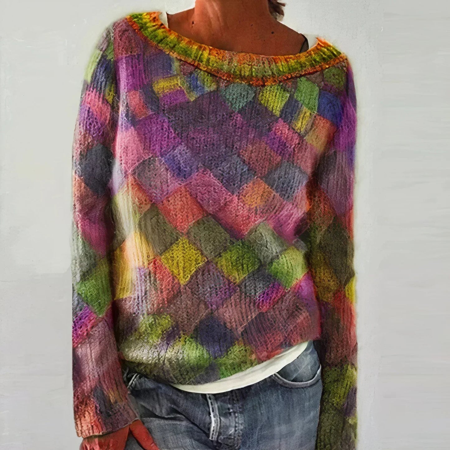 Colourful jumper