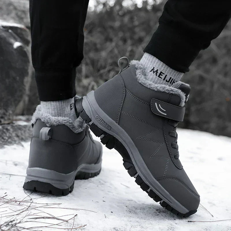 Men - Winter Sneakers - Waterproof & Stylish - Ideal for Cold Weather Adventures