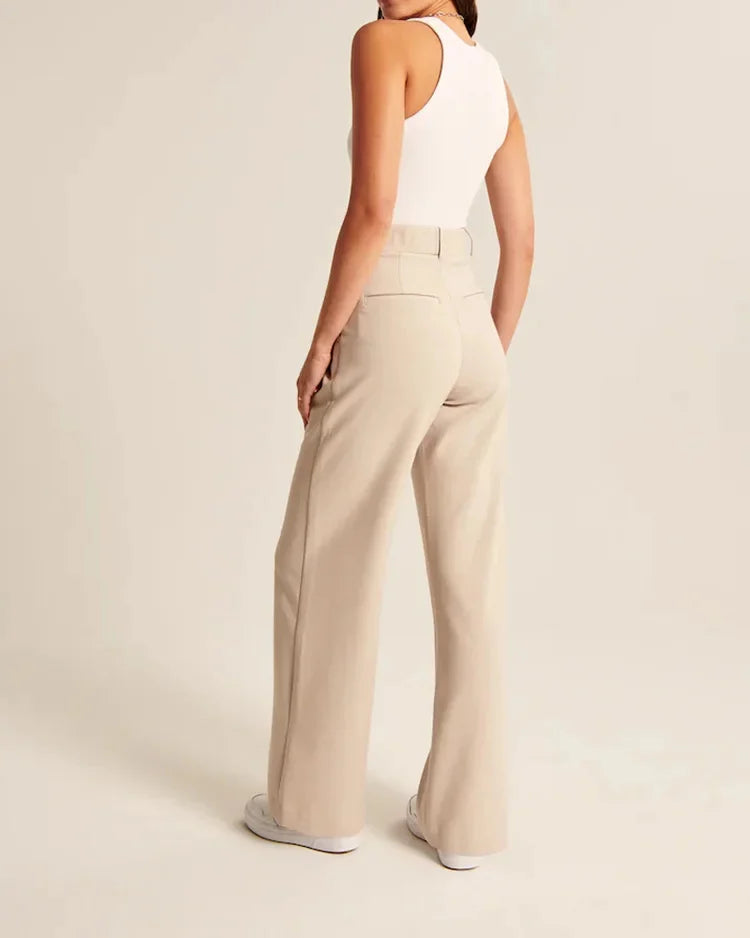 Oversized elasticated trousers