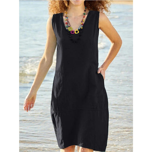 Casual Sleeveless Dress