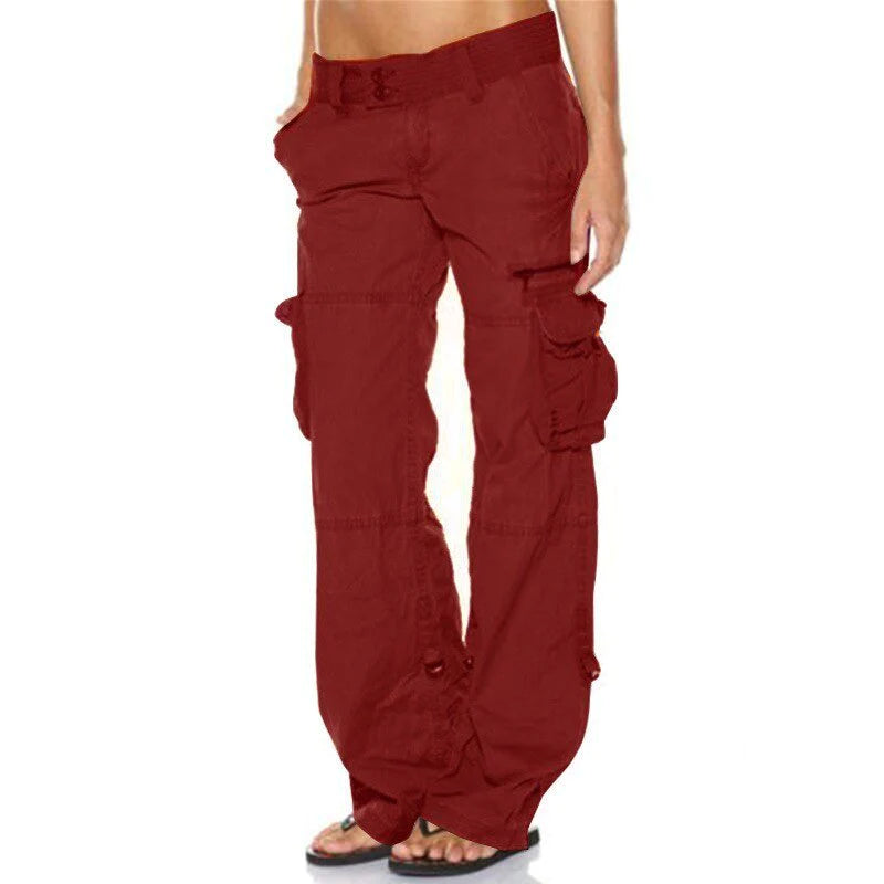 Robust ladies cargo trousers for the adventurous