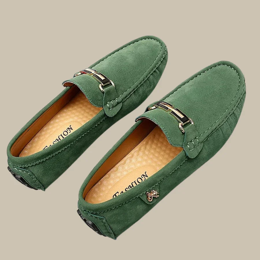 Stylish & comfortable slip-on suede moccasins for men