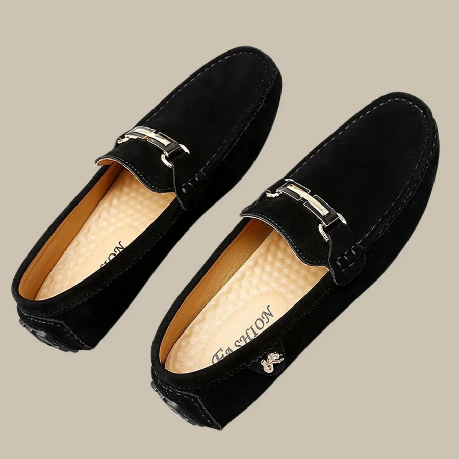 Stylish & comfortable slip-on suede moccasins for men