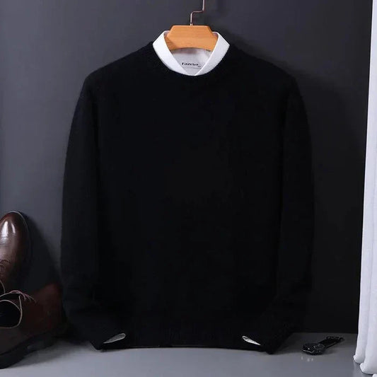 Men - Jumper - Cashmere - Comfortable Loose Fit Knitwear for Stylish Everyday Wear