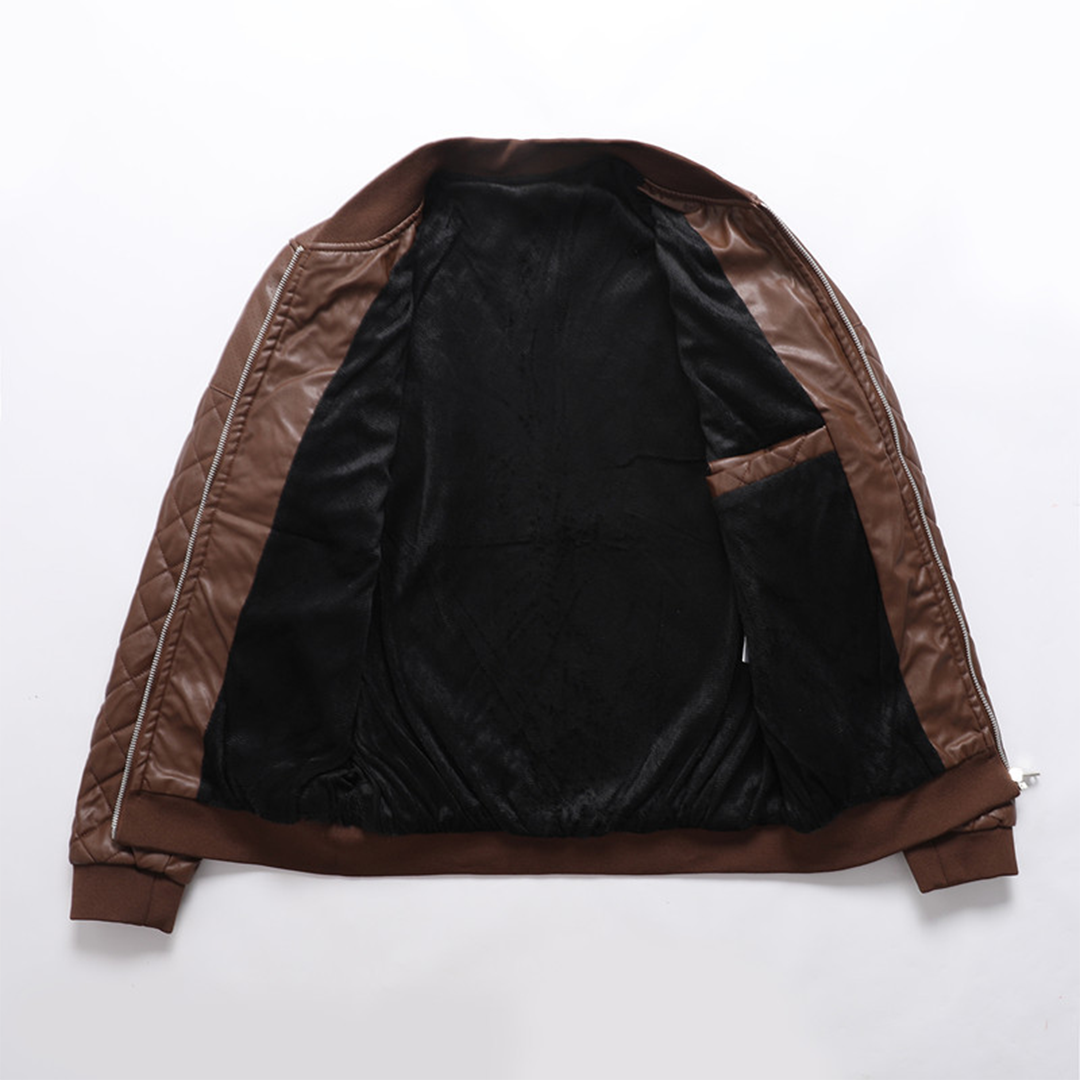 Leather jacket for men