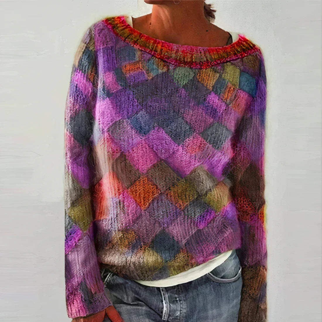 Colourful jumper