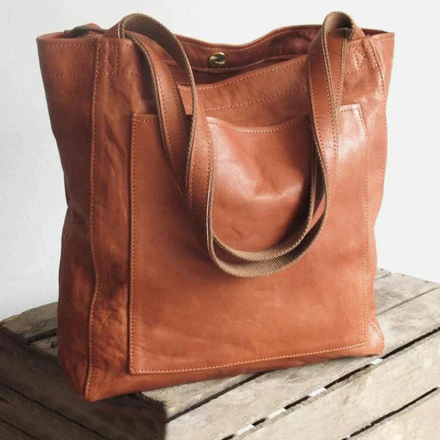 Women's - Modern Leather Bag - Versatile Design - Stylish and Functional Handbag for Everyday Use