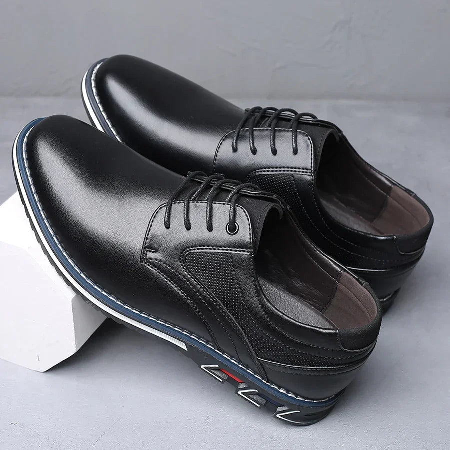 Retro business leather shoes for men