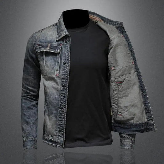 Vintage denim jacket for men