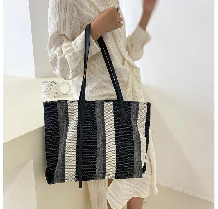 Valina Bag Stylish Striped Bag - Modern & Spacious