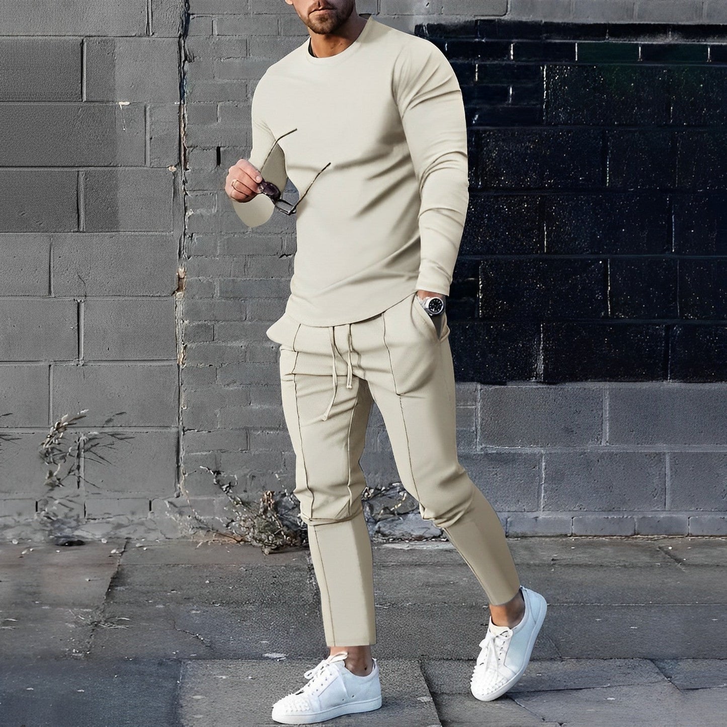 Sweater and trousers for men