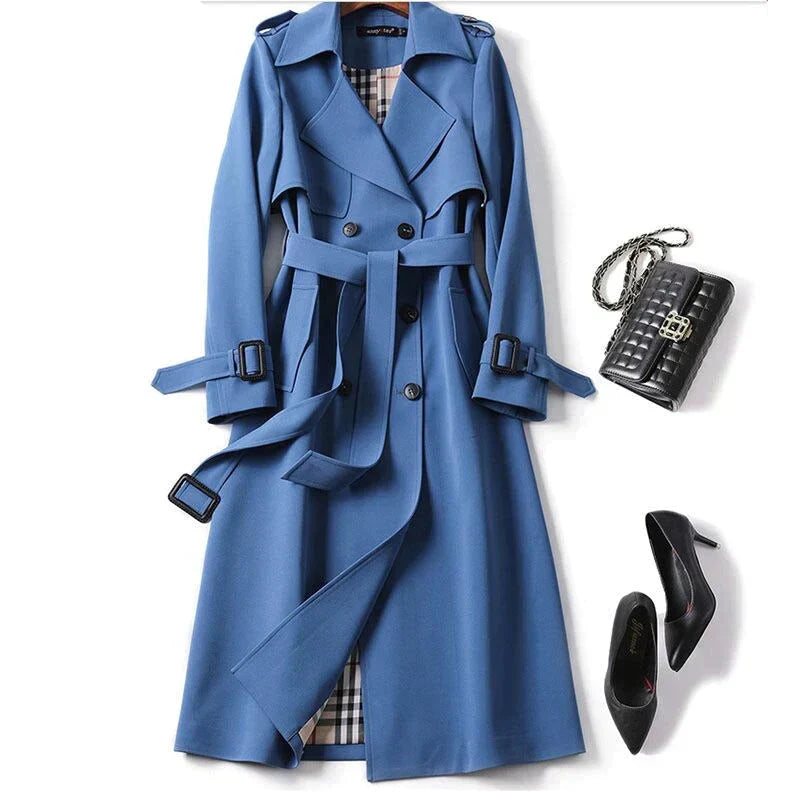 Women - Stylish Trench Coat - Elegant Design & Versatile Fit - Perfect for Any Occasion