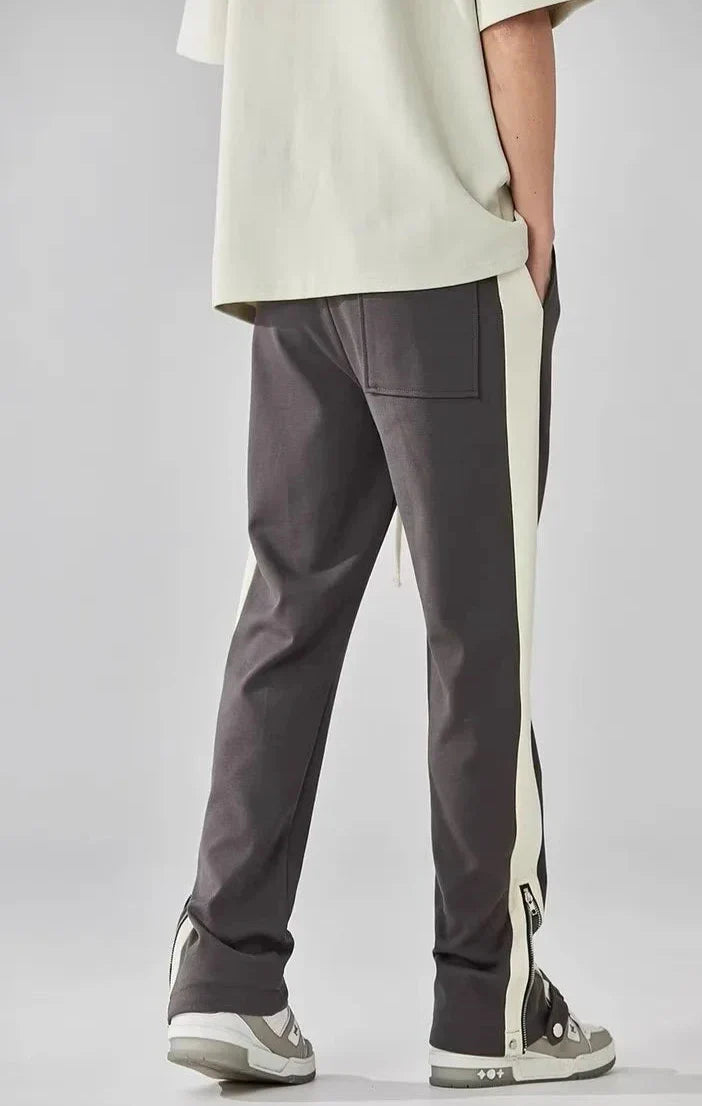 Cotton blend trousers