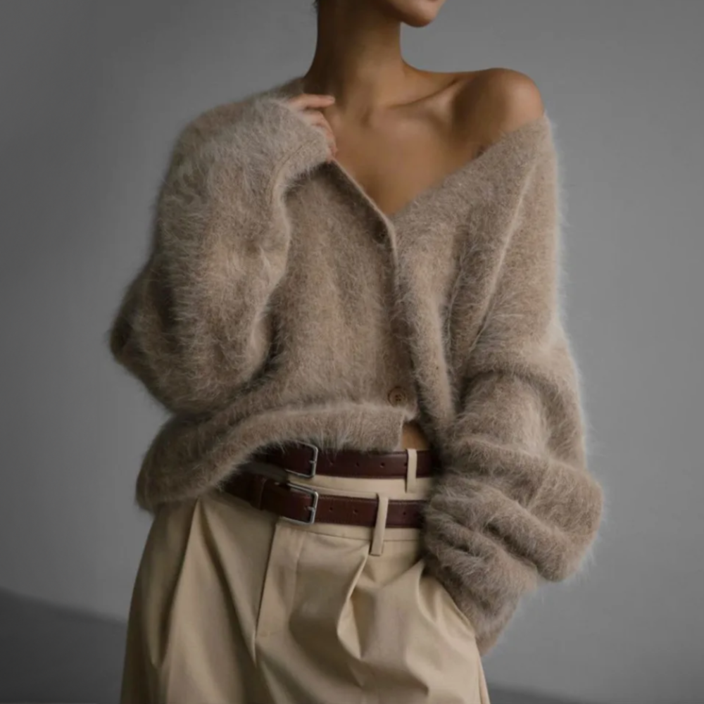 Chic cashmere Cardigan Cosy Couture