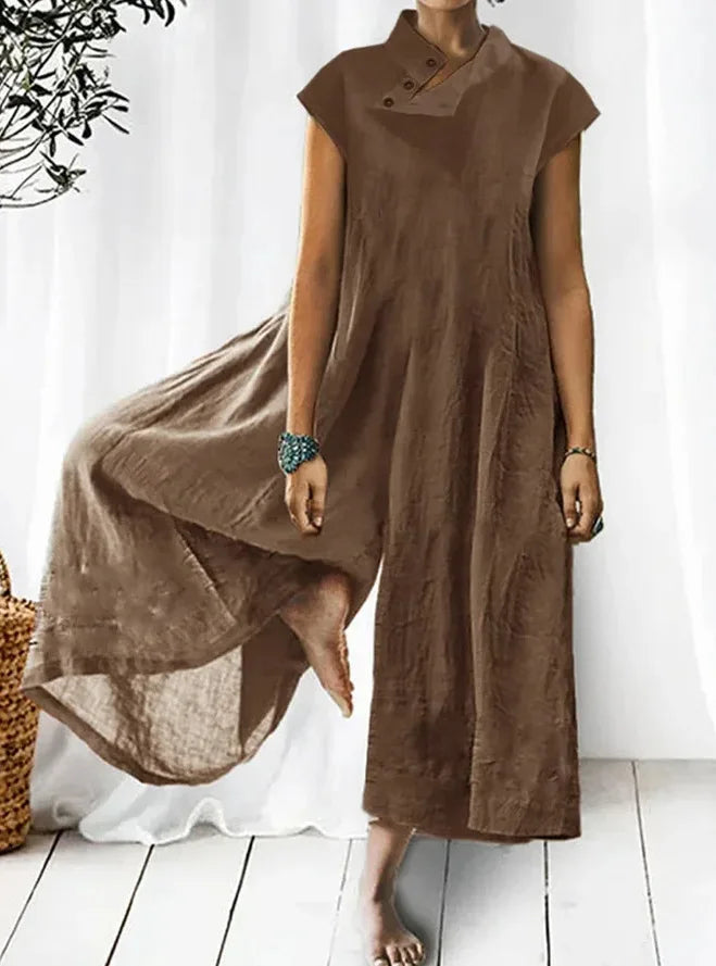 Women's jumpsuit with wide leg