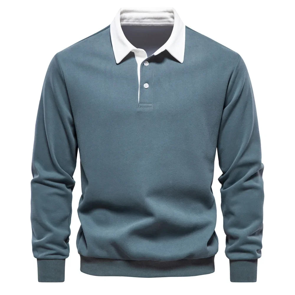 Classic Comfort Long-Sleeve Polo