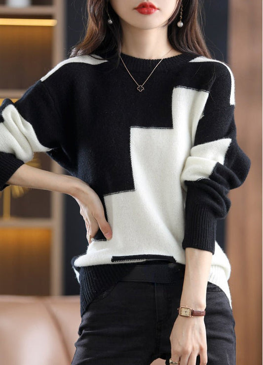 Knitted casual jumper