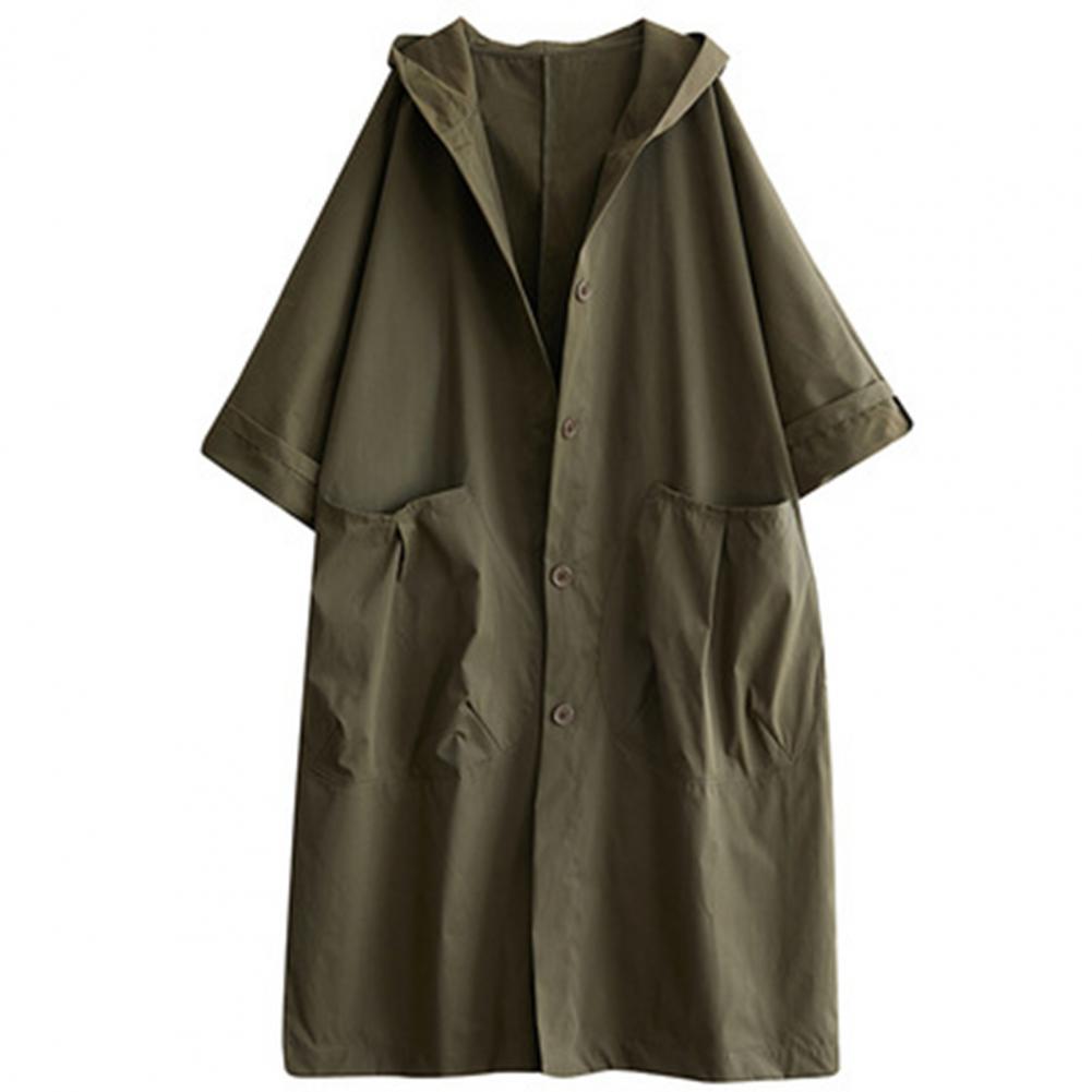 Cosy gabardine trench coat