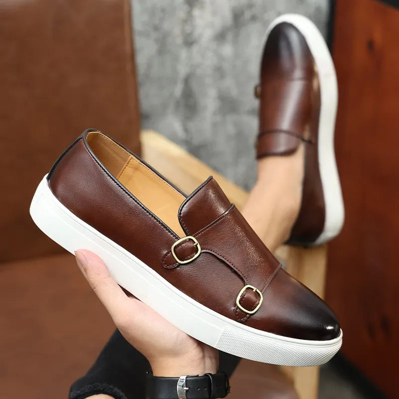 Men's leather shoes