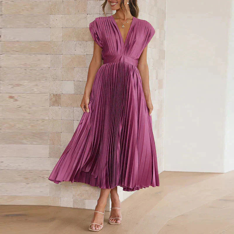 Elegant Pleated Dress