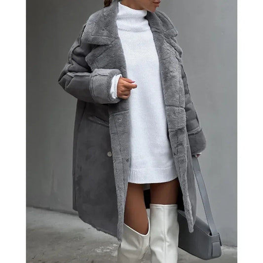 Wilhelmina - Elegant faux fur coat