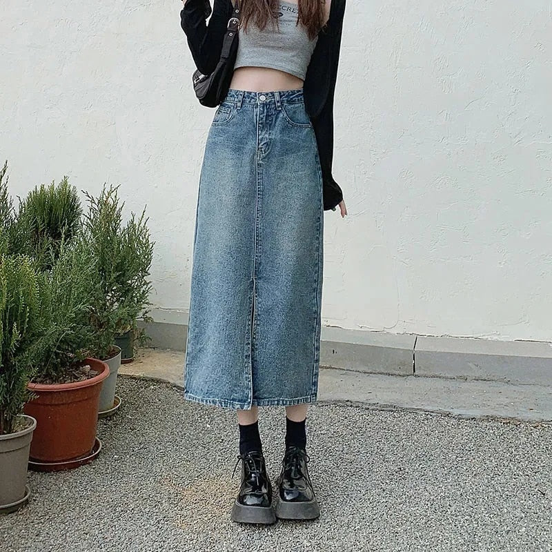 Ingenious denim skirt